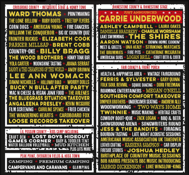 Carrie Underwood to headline The Long Road Festival Festival News