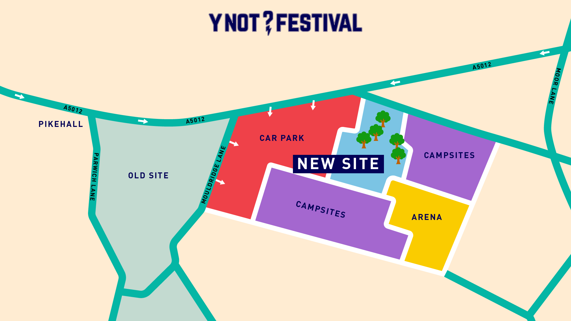 Y Not Festival 2018 Map