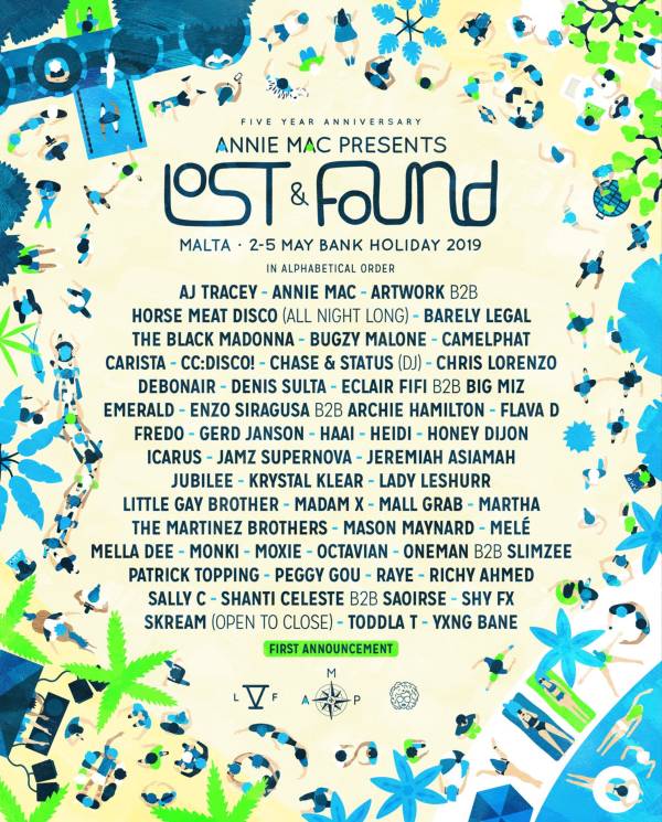 AMP Lost & Found 2019 Line Up Poster