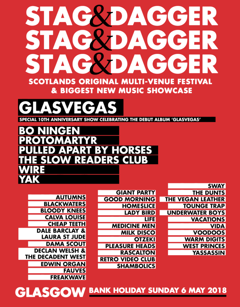 Stag & Dagger 2018 Line Up