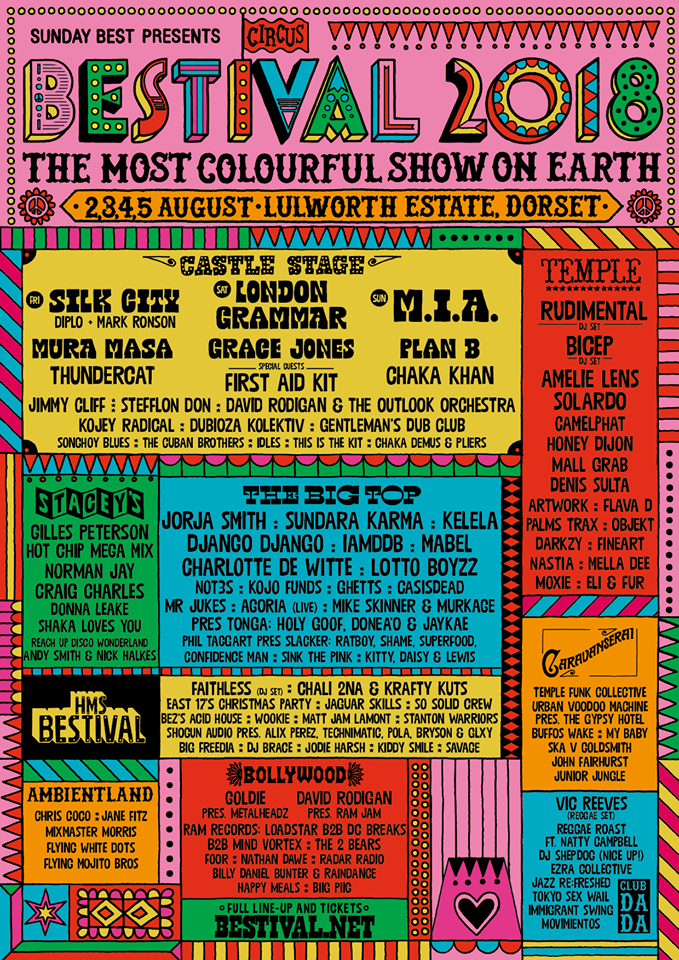 Bestival 2018 line up